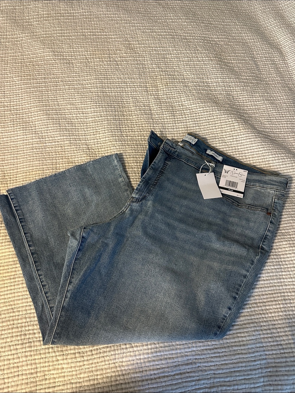 Jessica Simpson Light Blue Ankle Flare Jeans